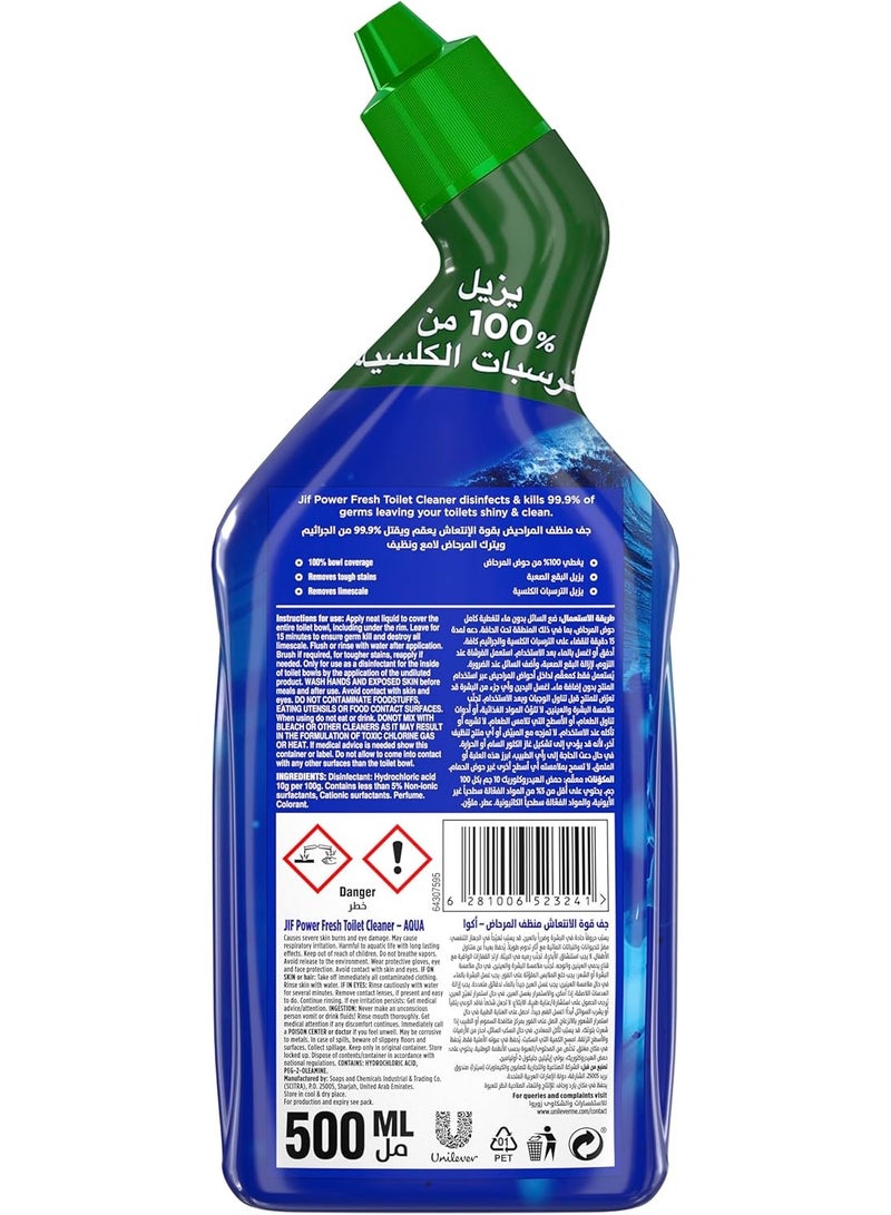 Jif Toilet Cleaner aqua Power 500ML - Image 2